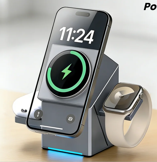3-in-1 Magnetic Wireless Charging Stand