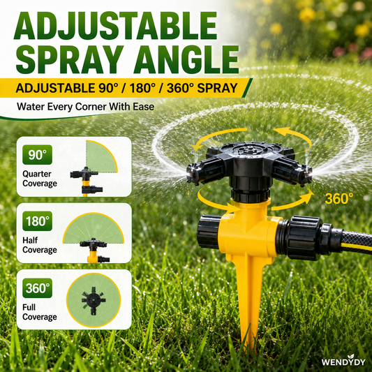 🏡BUY 1 GET 1 FREE✨360° Rotation Auto Irrigation System Garden Lawn Sprinkler Patio