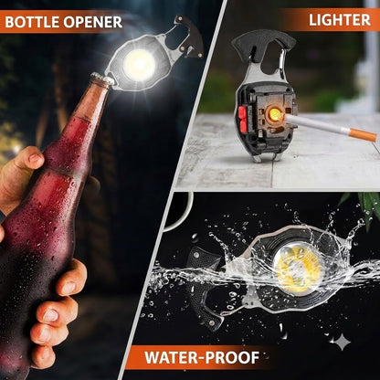 💥LAST DAY SALE 50%OFF💥💡8-in-1 Multifunctional Keychain Flashlight🔦🌈