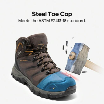 Youmiishop™  Men's Ankle High Waterproof Hiking Boots Outdoor Lightweight Hiking Boots for Camping, Trekking and Mountaineering