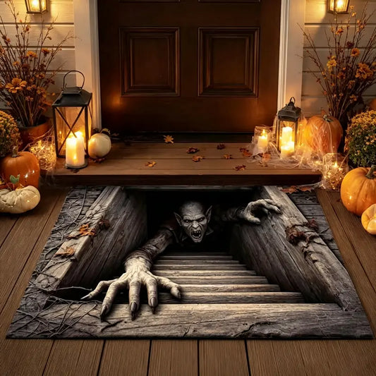 💀 Don't Fall In! 3D Skull Pit Mat 🕳️