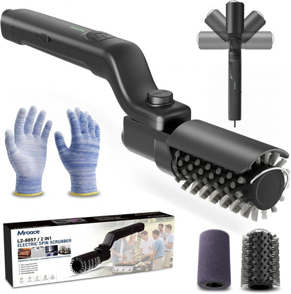 🔥Wireless Electric Grill Brush Cleaner