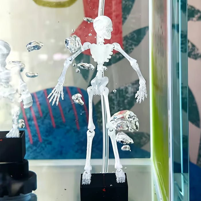 💀Dancing Skeleton Aquarium Ornament with Bubbles