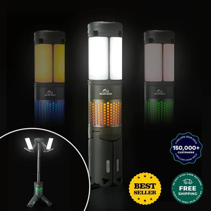 Rover Camping Light X | 5-in-1 Extendable Magnetic Outdoor Lantern With Power Bank