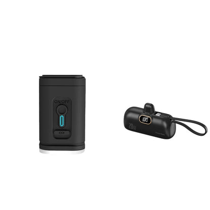 🏕️ Rechargeable Camping Air Pump – LED Light, Fast Inflation, Compact & Portable