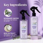 Bare Anatomy Nature x Science Rosemary Water with Rice Water |100% Natural Extract | Soft & Smooth Hair Non-Greasy & Fast Absorbing | 200 ml