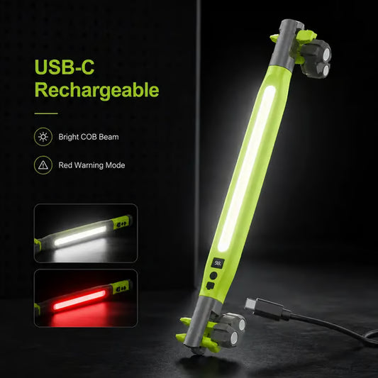 🧲Rechargeable COB Work Light - Magnetic LED InspectionLight with Hook