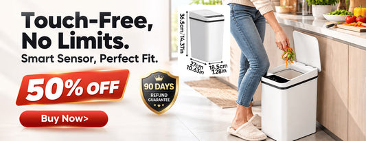 Touch-Free Smart Sensor Trash Can