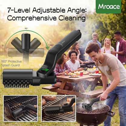 🔥Wireless Electric Grill Brush Cleaner