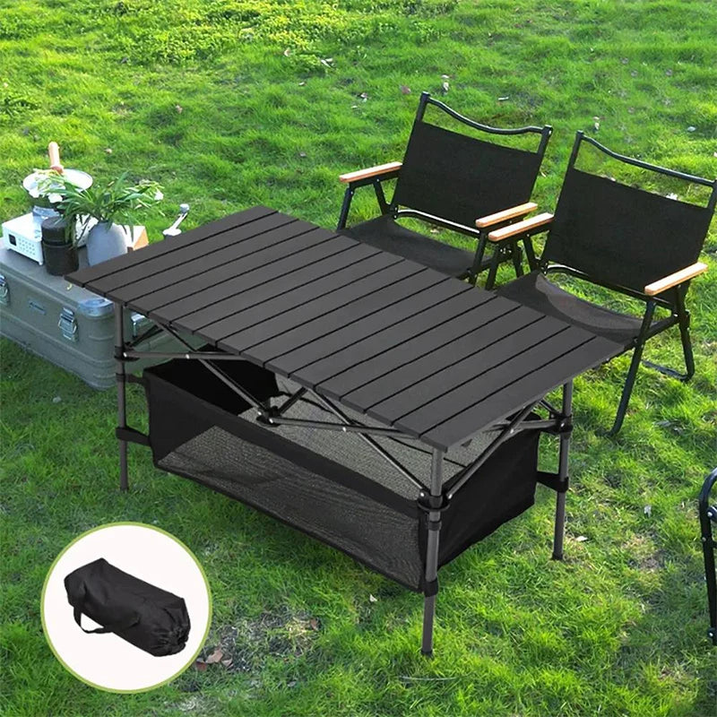 ⛺ LIMITED-TIME 50% OFF! 🪑 Portable Camping Table – Folding, Carbon Steel, Quick Setup ✨