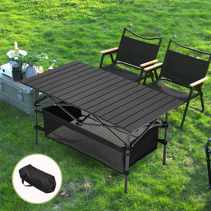 ⛺ LIMITED-TIME 50% OFF! 🪑 Portable Camping Table – Folding, Carbon Steel, Quick Setup ✨
