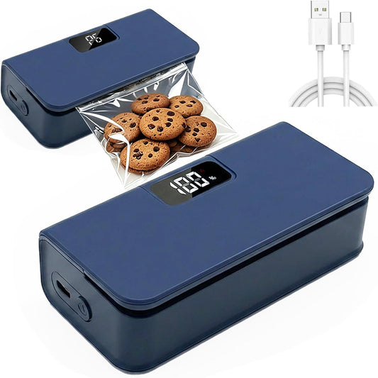 Mini Bag Sealer,6-Speed Adjustment and LED Display