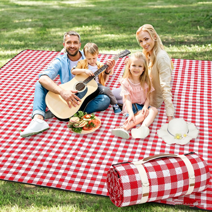 Youmiishop Extra Large Waterproof Picnic Blanket | Foldable Outdoor Camping Beach Mat, Portable Rug for Park, Lawn & Music Festival, Travel Gift