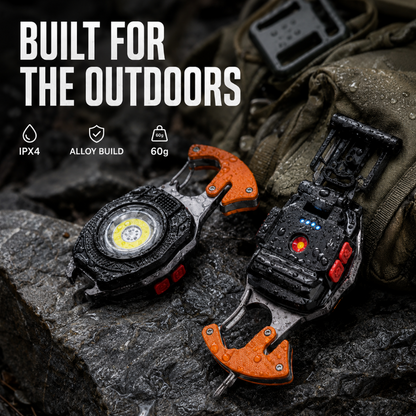 💥LAST DAY SALE 50%OFF💥💡8-in-1 Multifunctional Keychain Flashlight🔦🌈