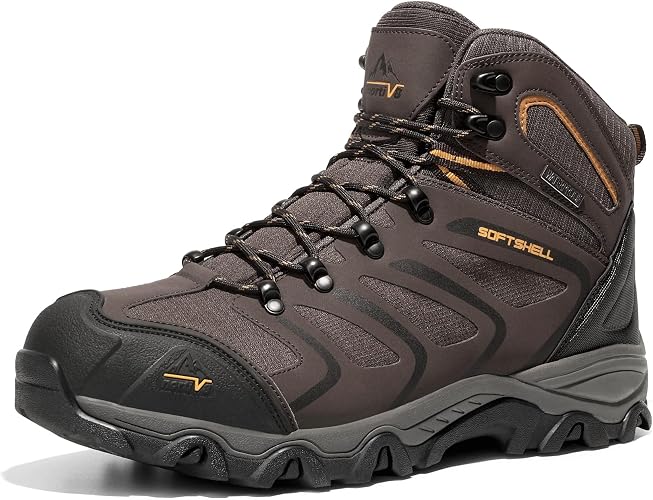 Youmiishop™  Men's Ankle High Waterproof Hiking Boots Outdoor Lightweight Hiking Boots for Camping, Trekking and Mountaineering