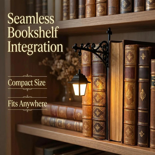 💡Library Lantern—Mini Bookshelf Lamp: A Home Decor Gift for Book Lovers