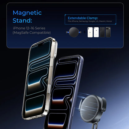 360° Clip-On Magnetic Car Holder