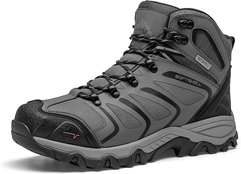 Youmiishop™  Men's Ankle High Waterproof Hiking Boots Outdoor Lightweight Hiking Boots for Camping, Trekking and Mountaineering