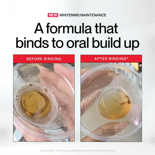 lD Stain WhHismiitening Mouthwash for White Teeth, Freshens Breath with Essential Oils 237ml