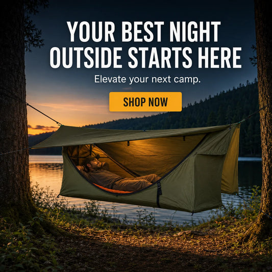 ⛺ Single‑Person Hammock Tent with Mosquito Net & Sleeping Pad