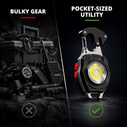 💥LAST DAY SALE 50%OFF💥💡8-in-1 Multifunctional Keychain Flashlight🔦🌈