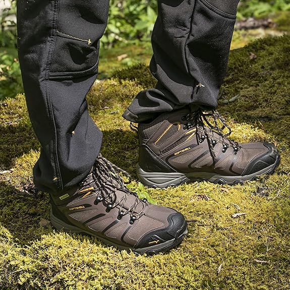 Youmiishop™  Men's Ankle High Waterproof Hiking Boots Outdoor Lightweight Hiking Boots for Camping, Trekking and Mountaineering