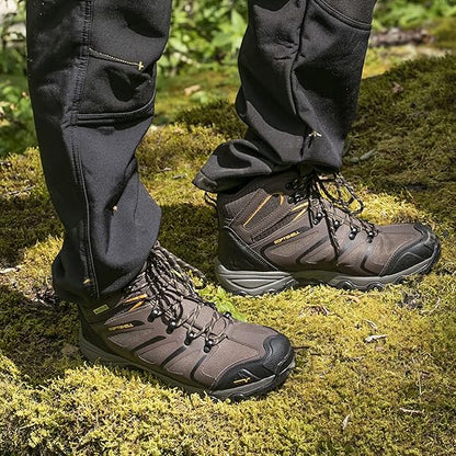 Youmiishop™  Men's Ankle High Waterproof Hiking Boots Outdoor Lightweight Hiking Boots for Camping, Trekking and Mountaineering