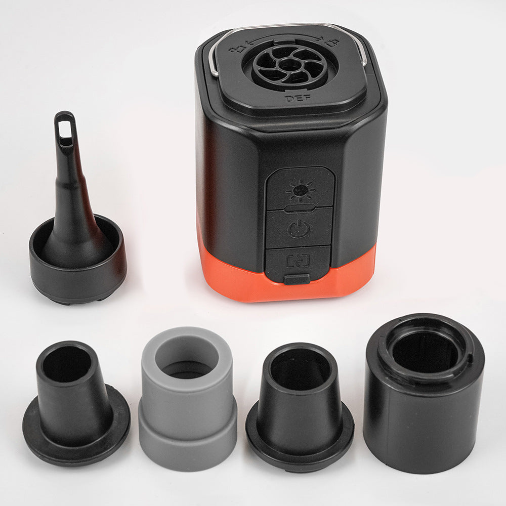 Portable Mini Air Pump for Air Mattress & Pool Floats, Fast Inflate & Deflate Camping Pump with LED Light, Rechargeable Travel Pump ETENWOLF AIR3 Inflatable Sleeping Bag Air Bed Airbeds