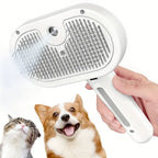 Pet Spray Massage Comb, Steam Grooming Brush, Cat Hair Remover, Cat and Dog Shedding Remover, No-Shower Cat Comb