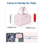 Large-Capacity Multifunctional Travel Toiletry Bag  Organizer for Women’s Essentials · Brush Pouch · Travel Essentials