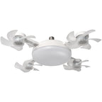 E27 Fan with Remote Control Light: 2-in-1 Lighting and Cooling Chandelier with Adjustable Light Switch and Functions