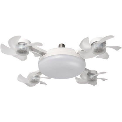 E27 Fan with Remote Control Light: 2-in-1 Lighting and Cooling Chandelier with Adjustable Light Switch and Functions