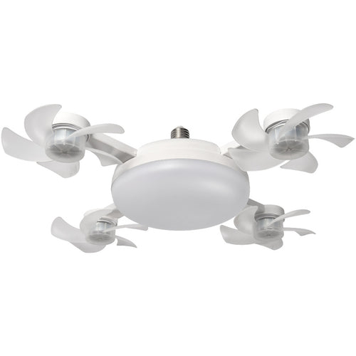 E27 Fan with Remote Control Light: 2-in-1 Lighting and Cooling Chandelier with Adjustable Light Switch and Functions