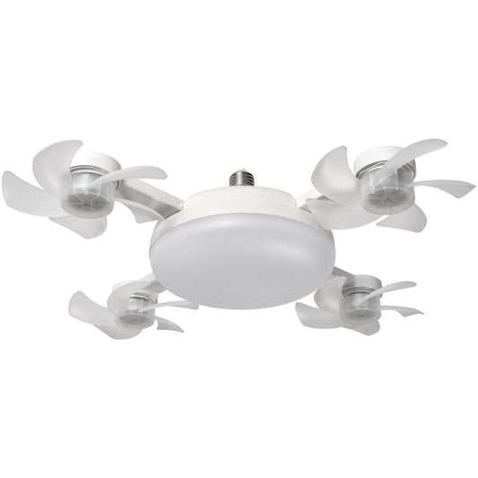 E27 Fan with Remote Control Light: 2-in-1 Lighting and Cooling Chandelier with Adjustable Light Switch and Functions