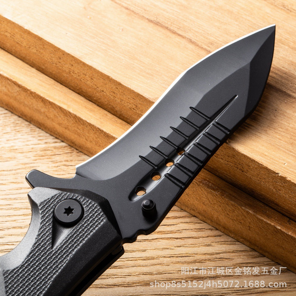 Tactical Survival Folding Pocket Knife – Military Grade EDC Utility Knife with Window Breaker & Seatbelt Cutter for Camping Hunting Outdoor Emergency