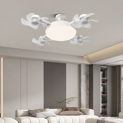 E27 Fan with Remote Control Light: 2-in-1 Lighting and Cooling Chandelier with Adjustable Light Switch and Functions