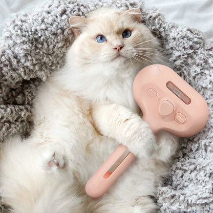 Pet Spray Massage Comb, Steam Grooming Brush, Cat Hair Remover, Cat and Dog Shedding Remover, No-Shower Cat Comb