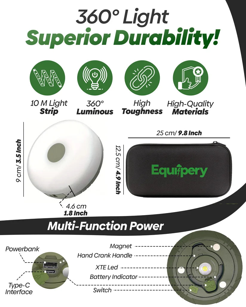 Youmiishop Multifunction Camp Lamp