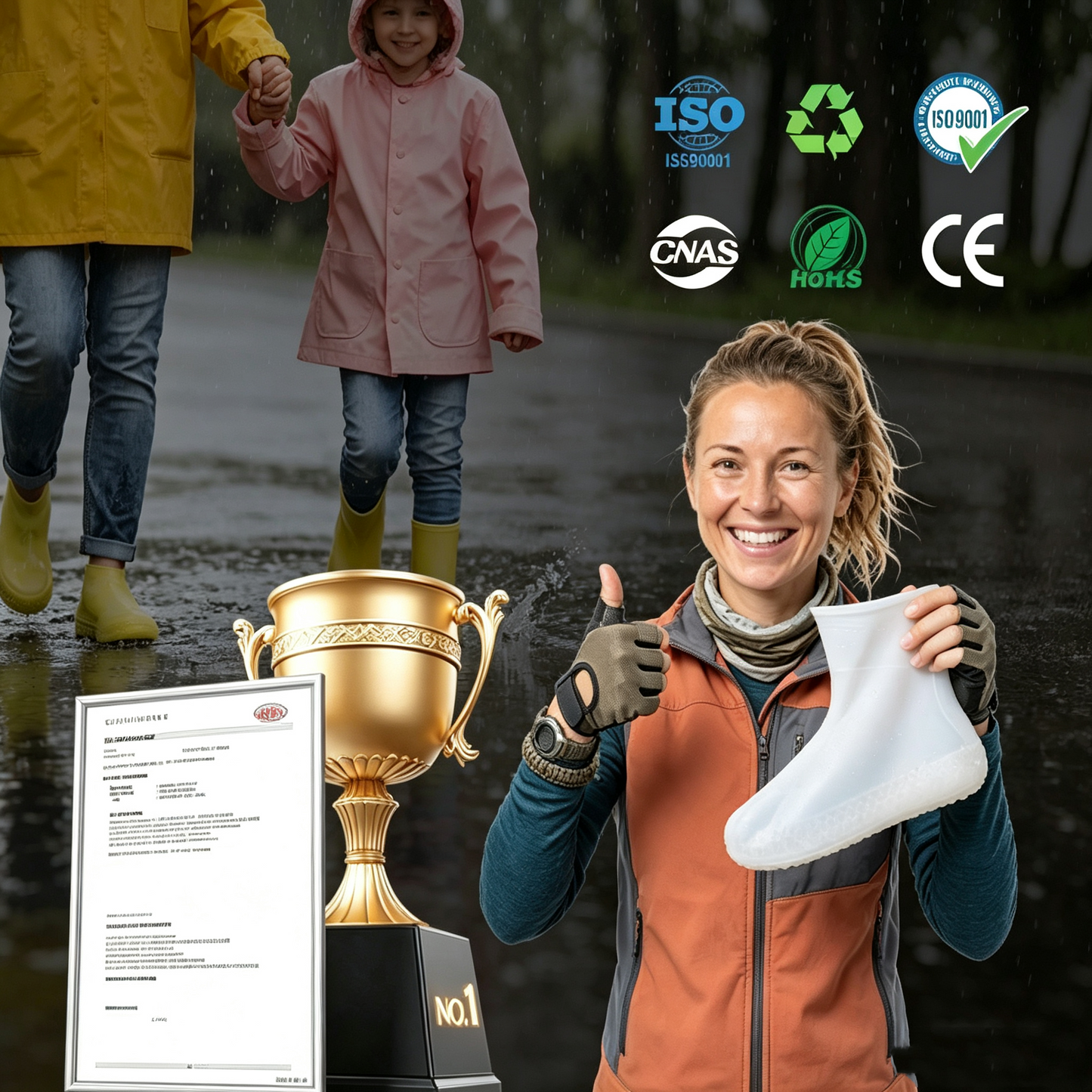 Thick Wear-Resistant Waterproof Shoe Cover