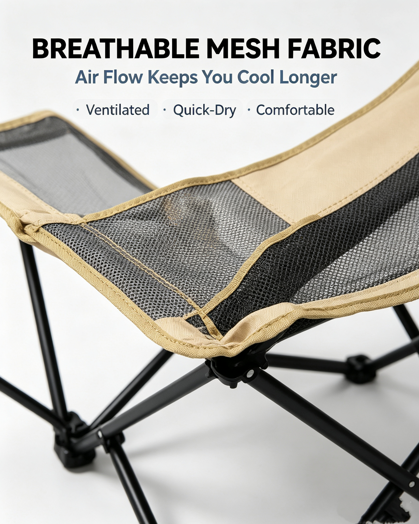 Fold‑Out Reclining Camping Lounge Chair with Footrest | Breathable & Heavy‑Duty for All Outdoor Scenes