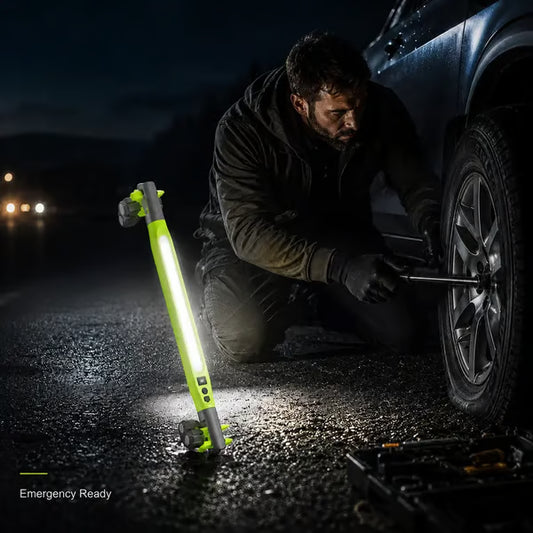 🧲Rechargeable COB Work Light - Magnetic LED InspectionLight with Hook