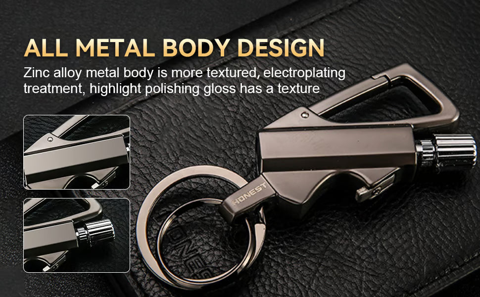 Multifunctional Permanent Match Keychain 🌨️Waterproof & Windproof Ignition – Survival Tool for Camping & Emergency 🏕️