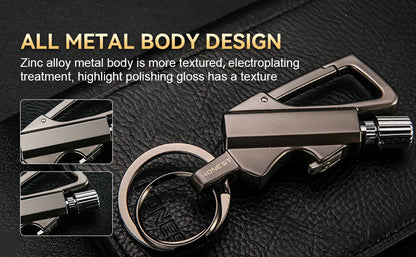 Multifunctional Permanent Match Keychain 🌨️Waterproof & Windproof Ignition – Survival Tool for Camping & Emergency 🏕️