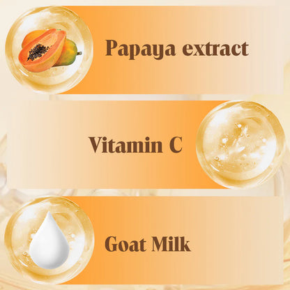 🔥🔥Vitamin C Papaya Goat Milk Handmade Soap