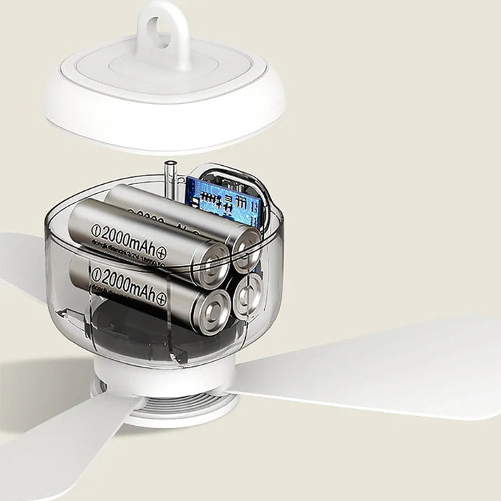⏰ Limited-time offer: 50% OFF a rechargeable ceiling fan with LED lights! 🌬️✨