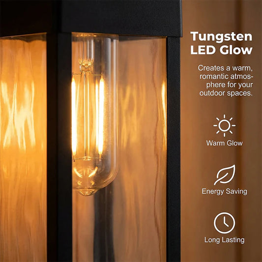 Modern Solar-Powered LED Wall Light