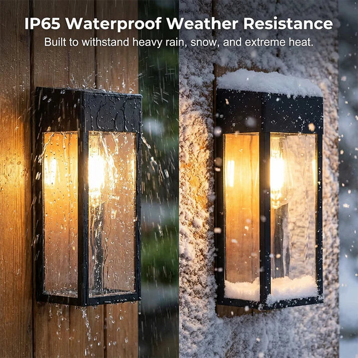 Modern Solar-Powered LED Wall Light
