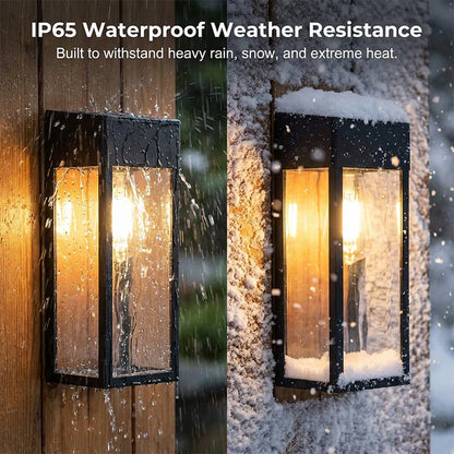Modern Solar-Powered LED Wall Light