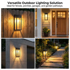 Modern Solar-Powered LED Wall Light