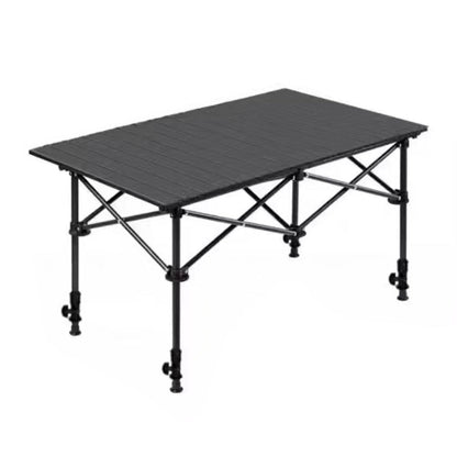 ⛺ LIMITED-TIME 50% OFF! 🪑 Portable Camping Table – Folding, Carbon Steel, Quick Setup ✨